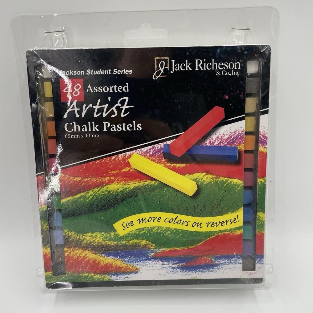 Jackson Student Artist Chalk Pastels 48 Count Assorted Jack Richeson 65mm X 10mm